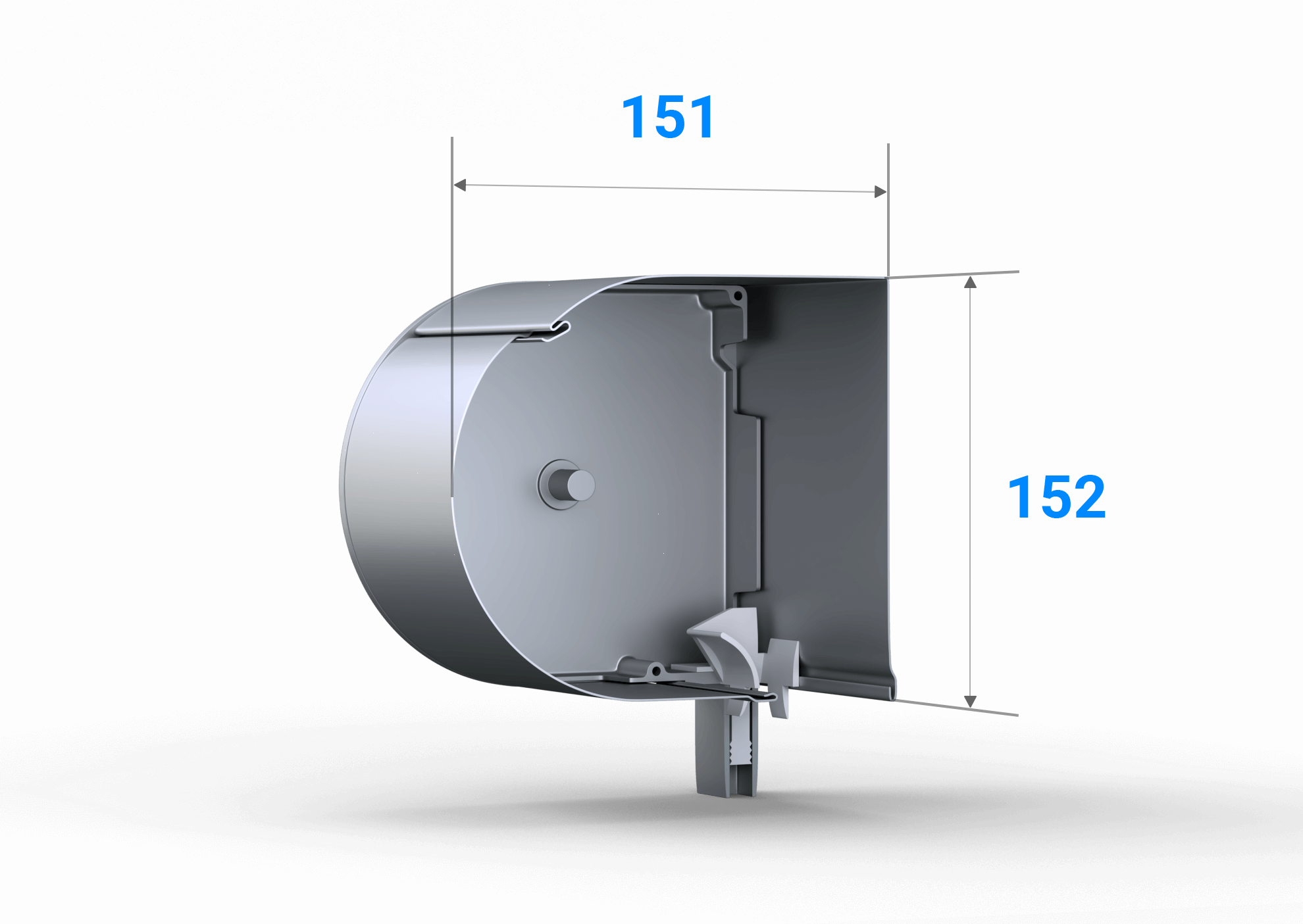 profil de lamelle pvc 52 halbrund