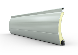 Tablier de volet roulant Lamelles en aluminium couleur grise RAL7038