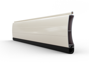 Profilé de fermeture en aluminium pour rideau à lames 77 premium Couleur beige clair RAL1013