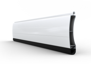 Baguette de fermeture pour portes à enroulement premium en ALU couleur blanche RAL9016