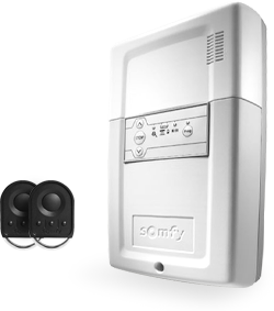 Commande de rideau à lames Somfy Rollixo io avec 2 émetteurs radio portables