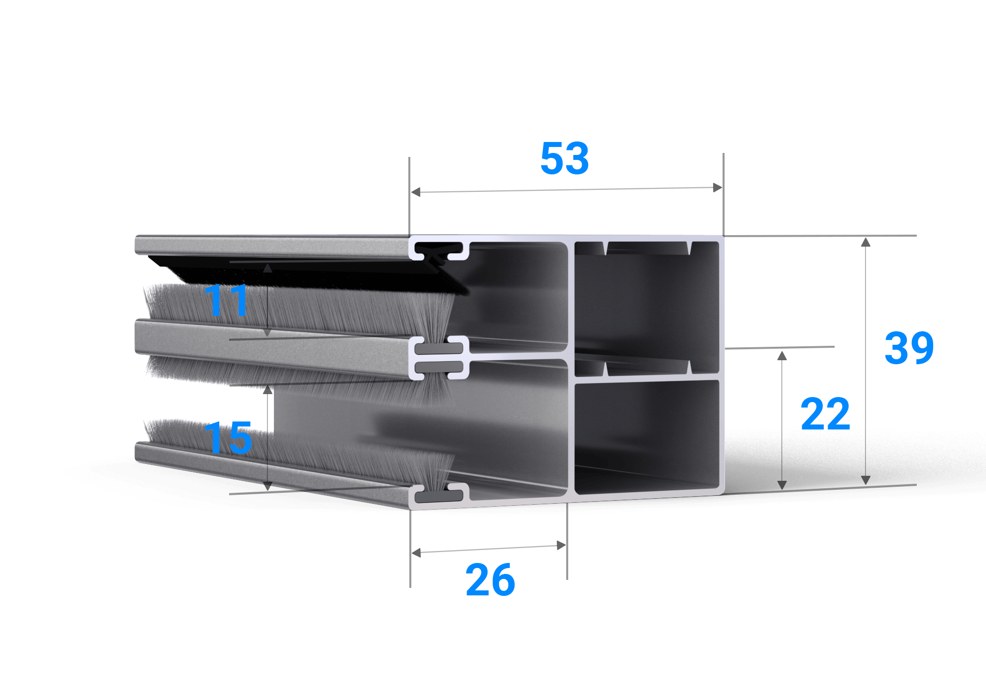 profil de lamelle alu 39