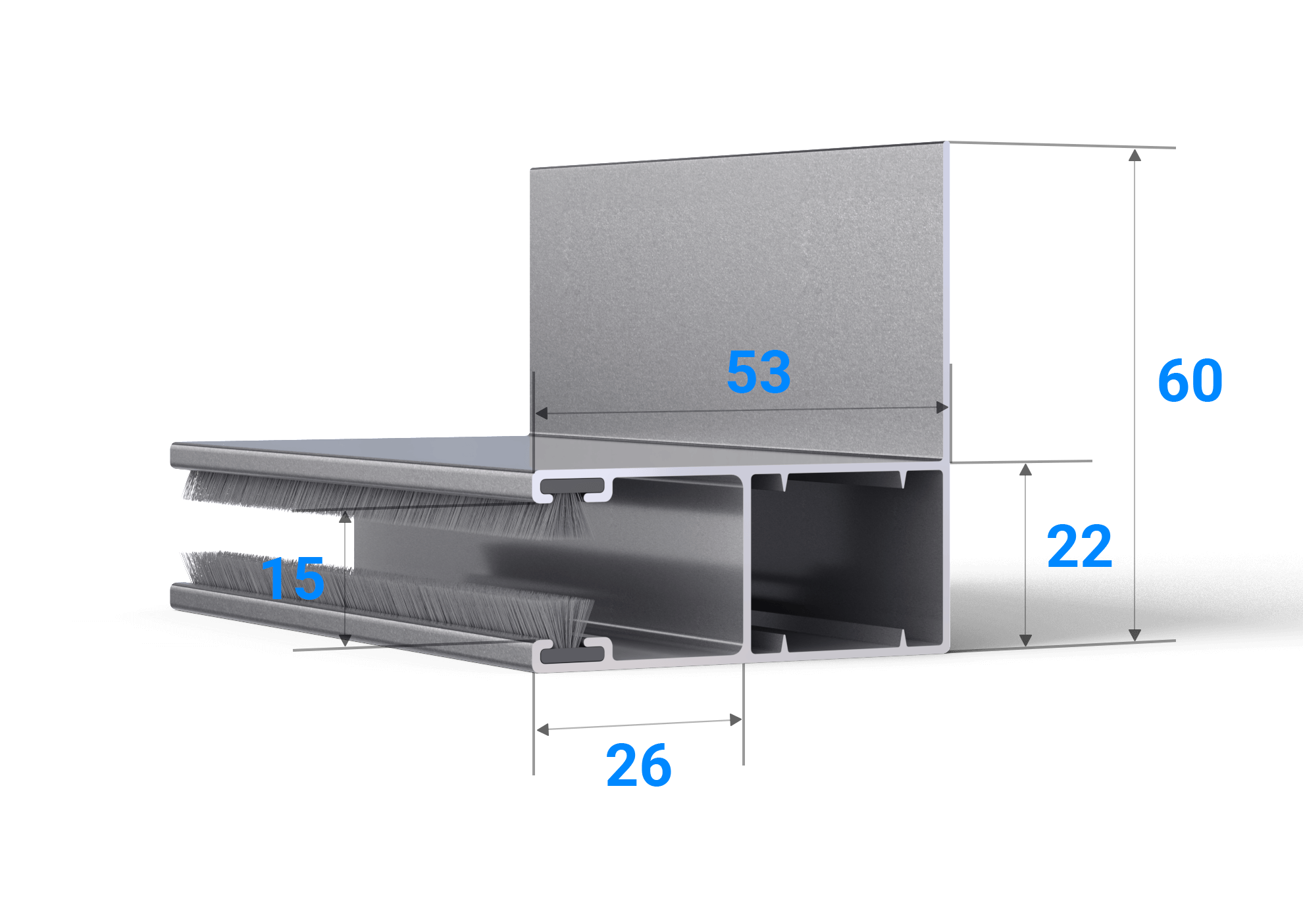profil de lamelle alu 52